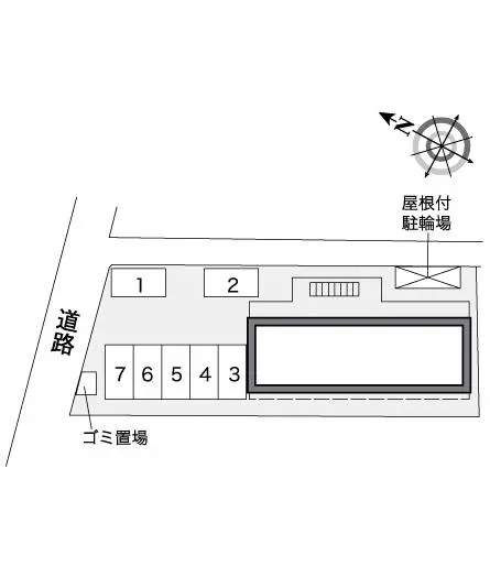 ★手数料０円★大阪狭山市茱萸木７丁目　月極駐車場（LP）